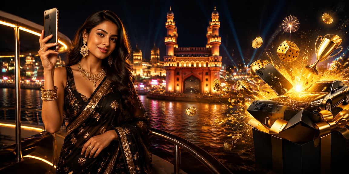 Hyderabad local enjoying mobile lottery gaming